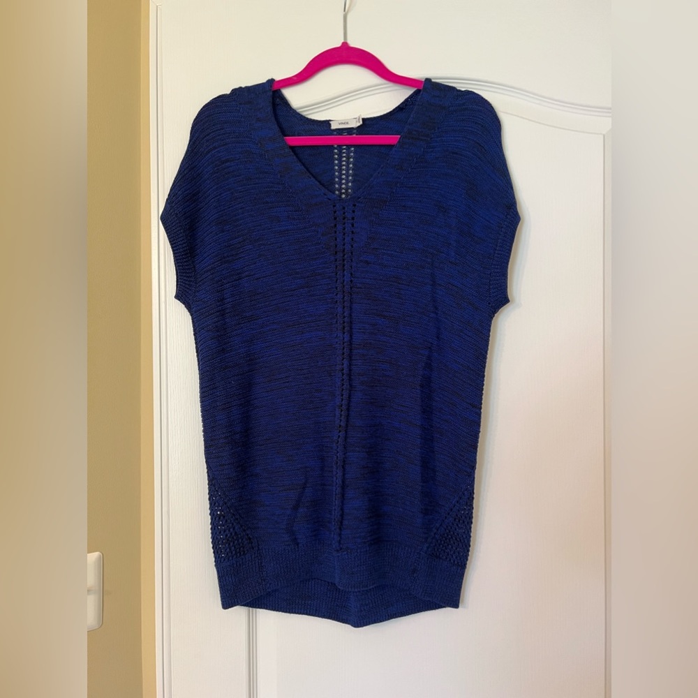 Vince Navy Knit Tunic